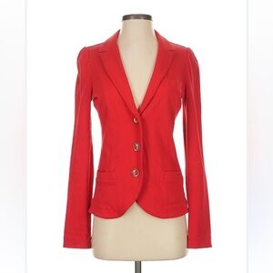 Marc Jacobs 100% Cotton Red Blazer Sz S